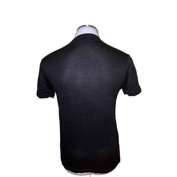 Versace Crystal Medusa Black Shirt Large Taylor Fit - Picture 5 of 8